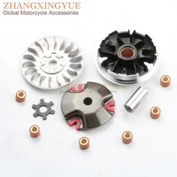 Performance 18mm Variator Set w / rollers Scooter for Yamaha BWs Jog Slider Axis Aerox Breeze 50cc