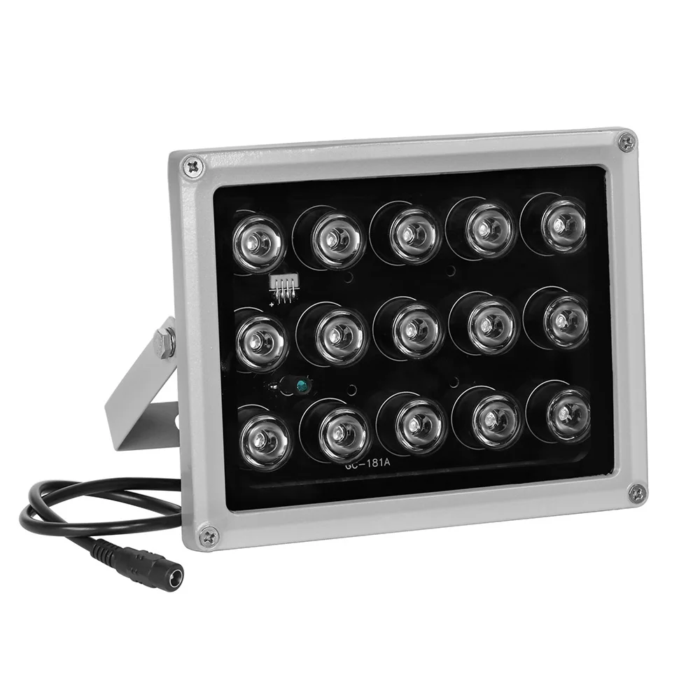 CCTV LEDS 15PCS IR LEDS Array IR illuminator infrared lamp IP66 850nm Waterproof Night Vision CCTV Fill Light for CCTV camera