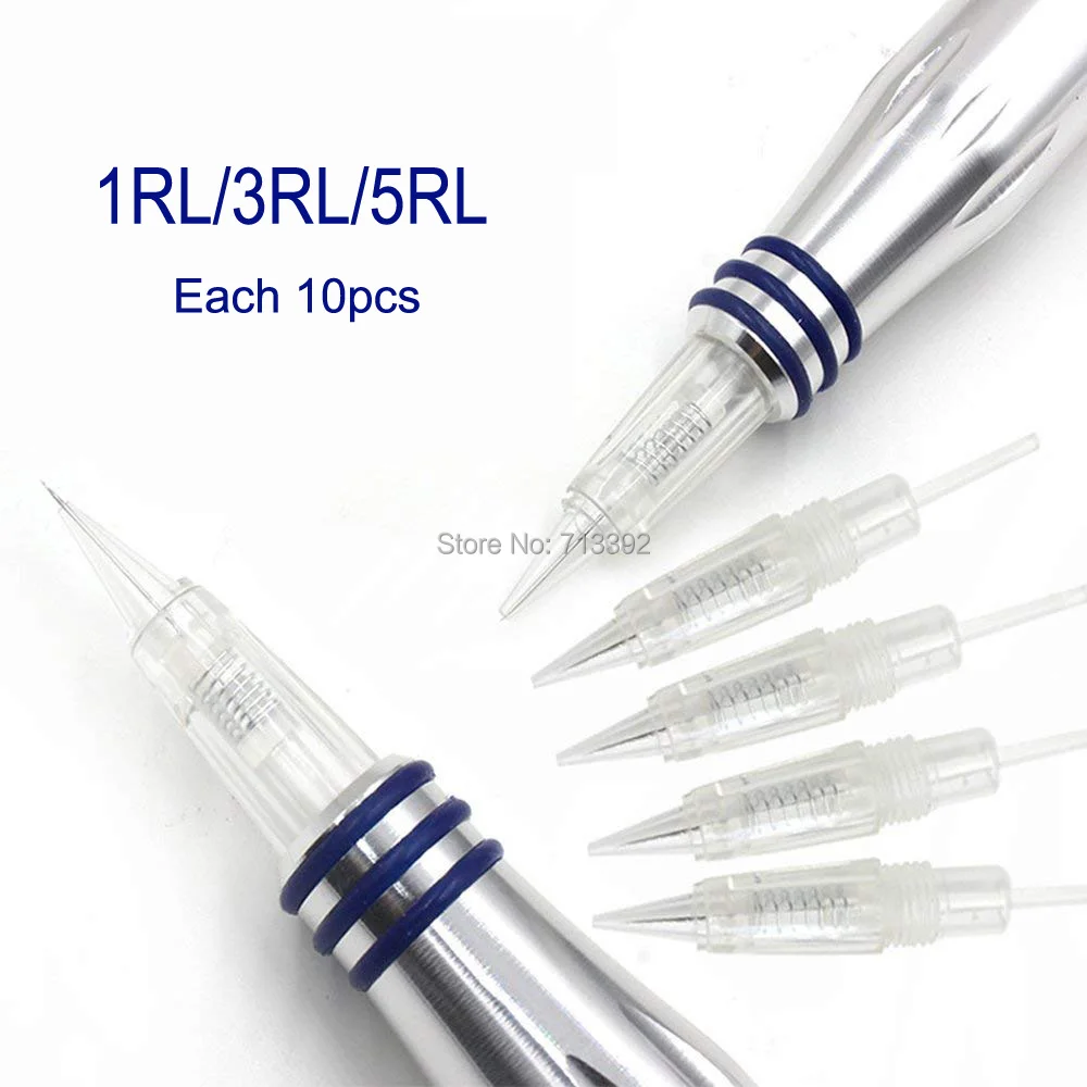 

30pcs/lot Disposable 8mm Screw Cartridges CHARMANT Permanent Makeup Machine Eyebrow Lips Tattoo Needles