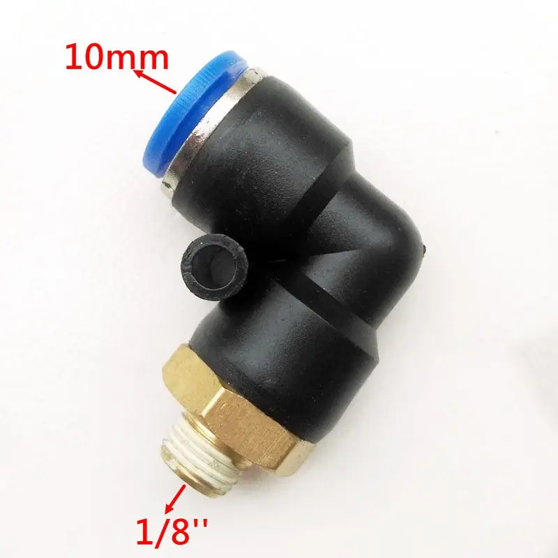 10pcs/lot  Pneumatic Fittings L type10mm-1/8