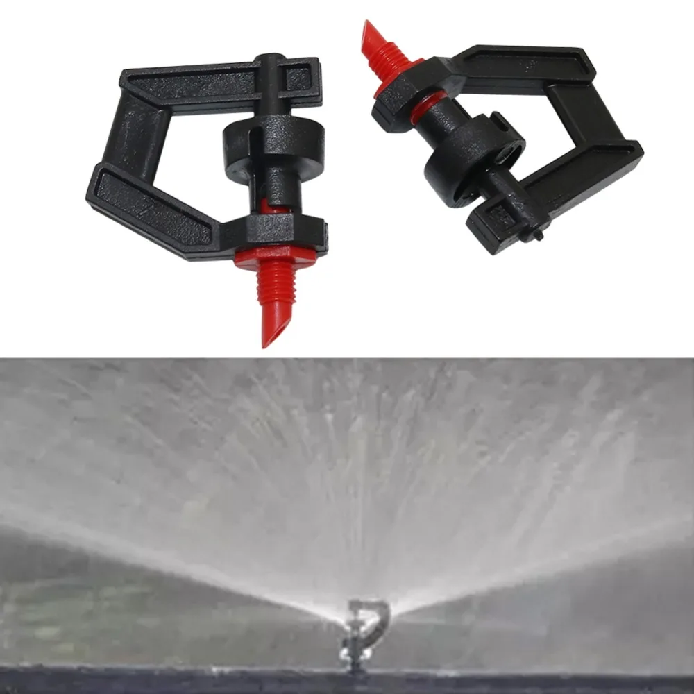 360 Angle Rotating Micro sprinkler with 4 mm screwed connection sprinkler Garden Fruit Tree Irrigation Mist Sprayer 200 Pcs