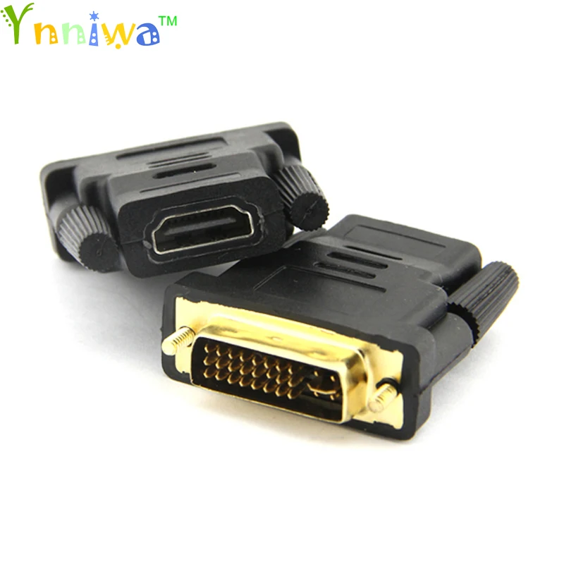 HOT DVI 24+5 Male to Female Converter to DVI adapter Support 1080P for HDTV LCD