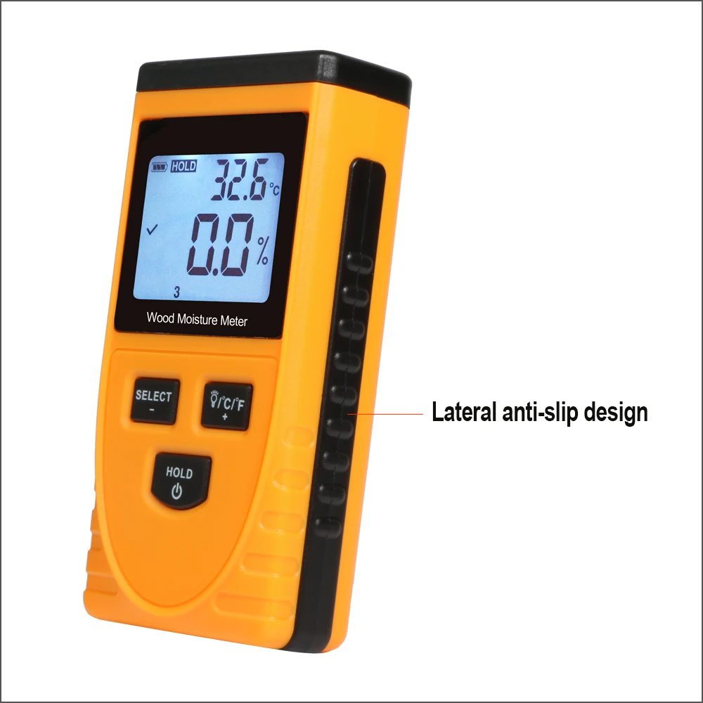 RZ Wood Moisture Meter Digital Induction Type Humidity Tester Wood Water Content Meter Detector Density Hygrometer Tools GM630