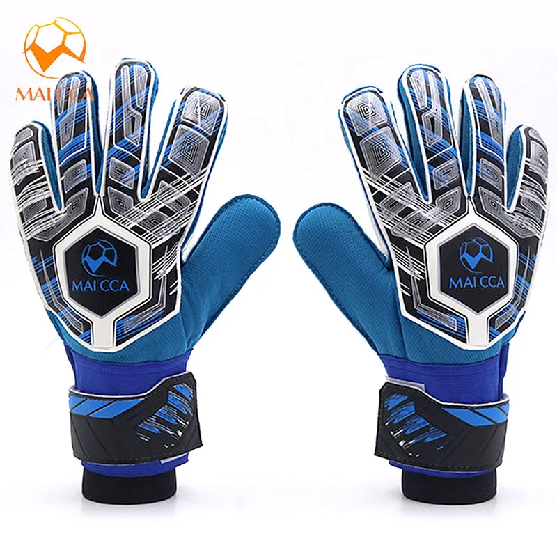 Professional Finger Protection Football Goalkeeper Gloves Kids Football Gloves Thicken Latex Soccer Goal Keeper Goalie Training