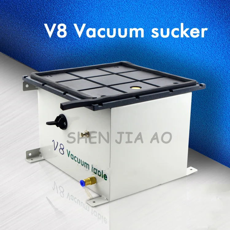 فراغ شفط أكواب V8 النجارة هوائي الصفائح المعدنية الالتصاق اليد ختم آلة جدول ثابت 1 pc