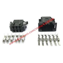 1 Set Tyco Amp 6 Pin Female Male Electrical Sealed Waterproof Housing Plug Wire Harness Auto Connector 1-929627-1 1-929621-1