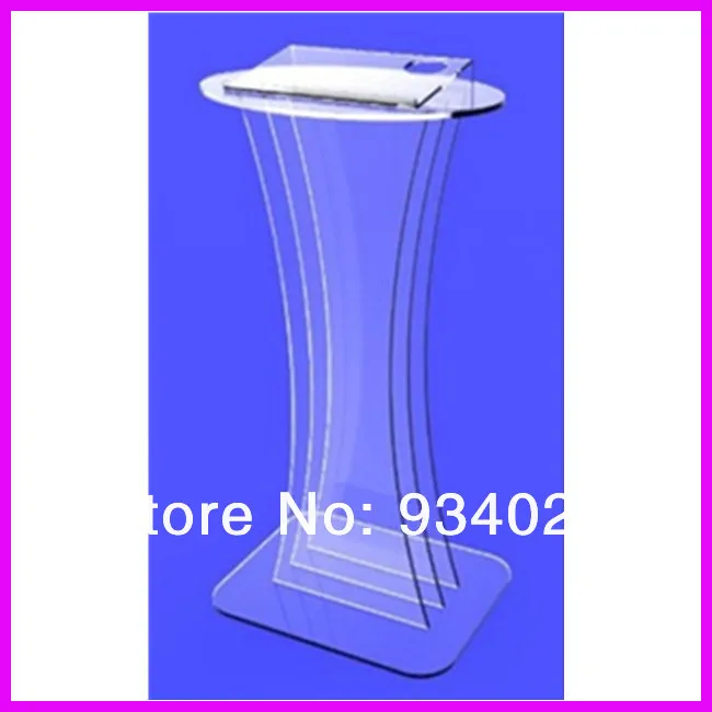 Hot! Classroom Multimedia Teaching Acrylic Lectern plexiglass