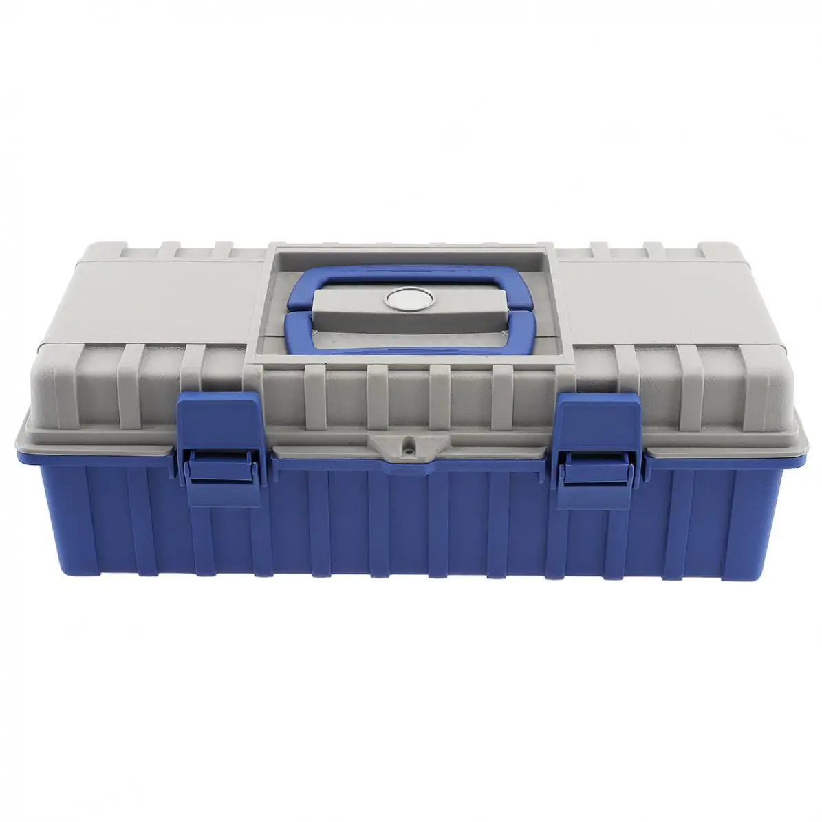 15 Inch ABS Multifunctional Thickened Double-layer Tool Storage Box with 380mm Length and 170mm Width for Vehicle Hardware Tools