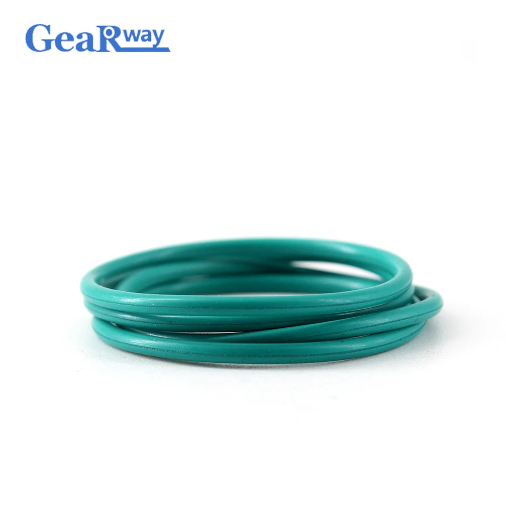 Gearway Green FKM O Ring Seal Gasket 2mm CS Fluorine Rubber O Ring Seal Washer 83/85/86/87/98/99/100mm OD O Ring Sealing