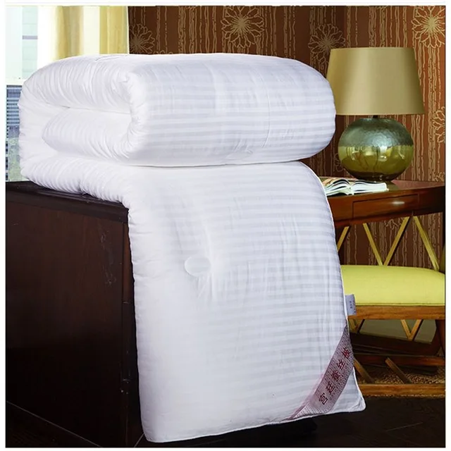 White Yelllow Pink Bedding Silk Blanket Applique Silk Quilt 100%Mulberry Silk Filler Cotton Fabric Cover Handmade Silk Comforter