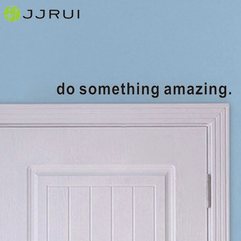 

JJRUI New "Do Something Amazing" PVC Wall Paper Decal Art Sticker Home Room Decor 21 COLOUR