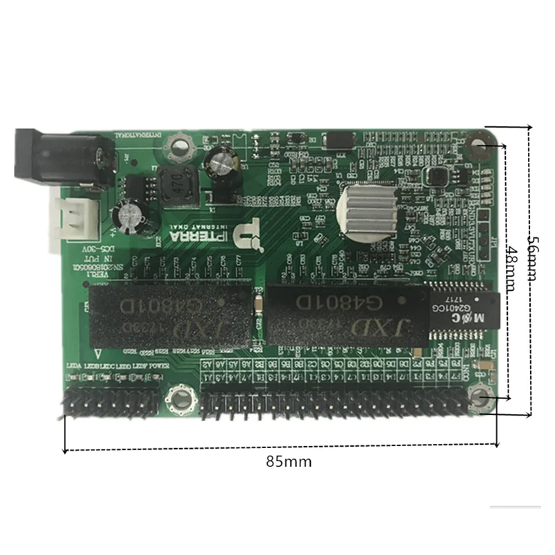 5-Port Gigabit Switch Module Wordt Veel Gebruikt In Led Lijn 5 Port 10/100/1000 M Contact Poort mini Schakelaar Module Pcba Moederbord