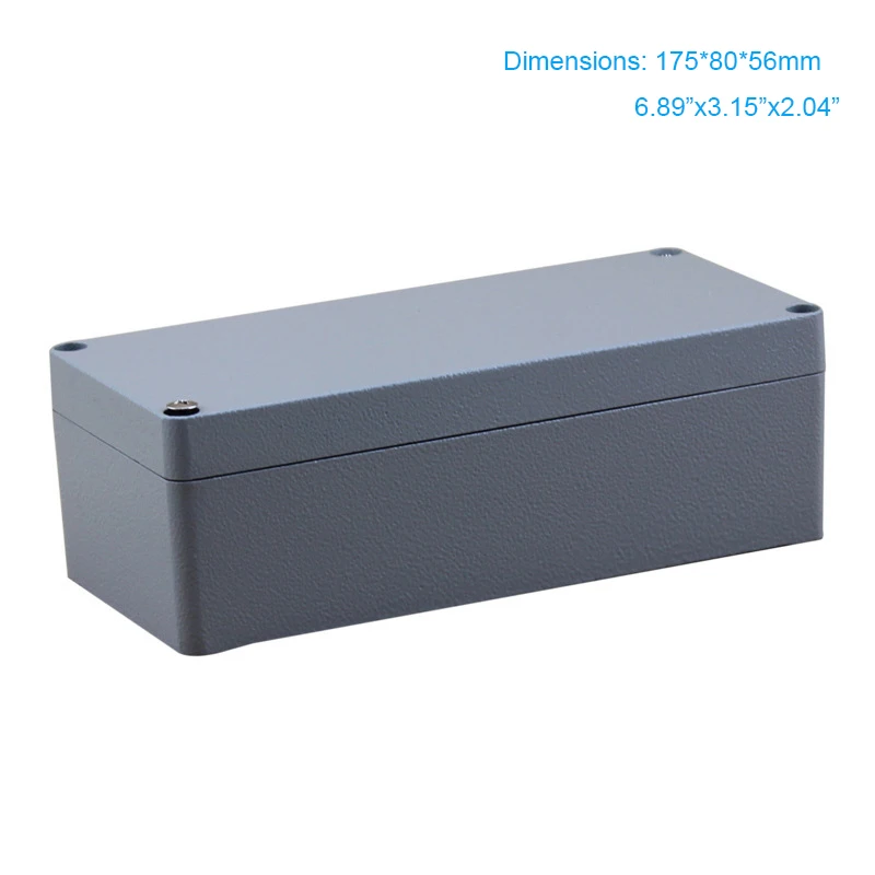 IP67 Waterproof aluminium electronic box use for Switch /Junction Enclosure 175*80*56mm 6.89