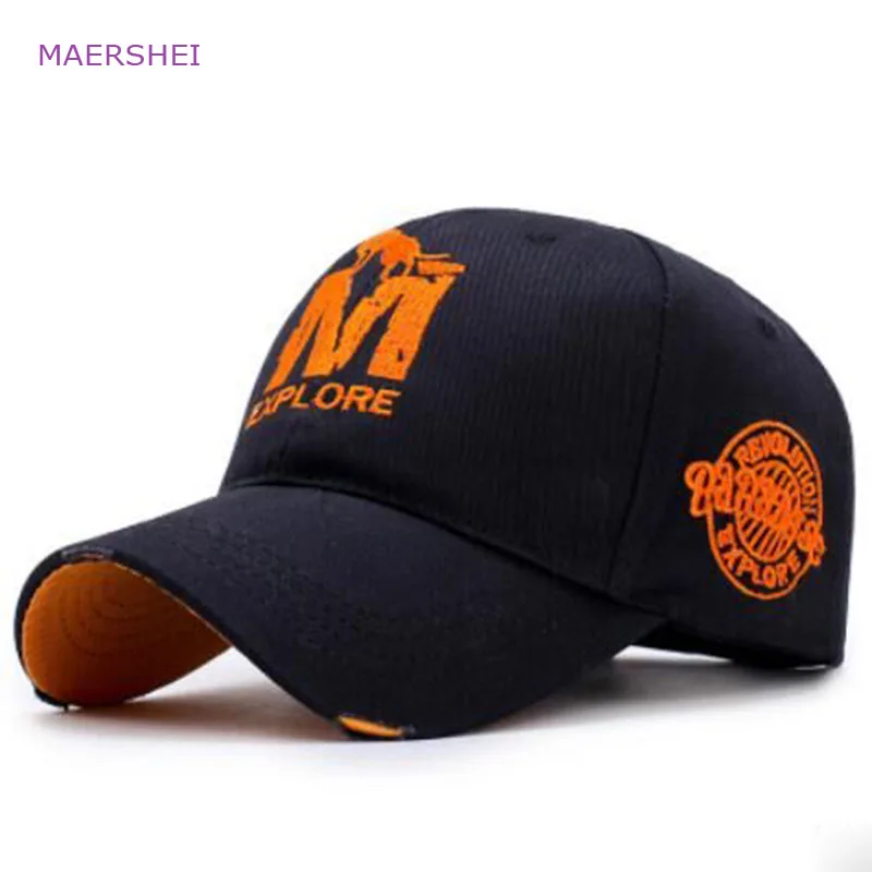 MAERSHEI Fashion couple embroidered baseball cap men\'s outdoor sports hat ladies sunscreen visor cap