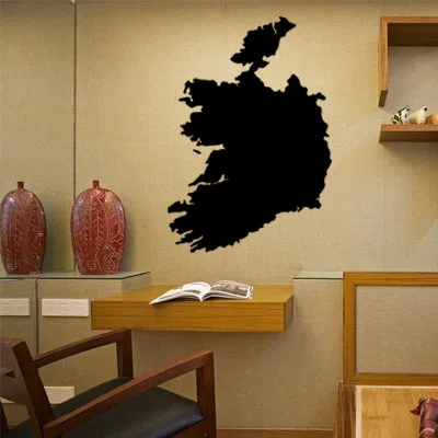 

Ireland map Globe Earth Country wall vinyl sticker custom made home decoration fashion design