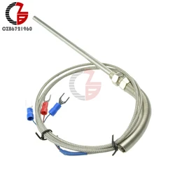 1M 2M  PT100 M6 M8 K Type Screw Thermocouple Temperature Controller Sensor Probe 0-800C Stainless Steel Thermal Detect Sensor