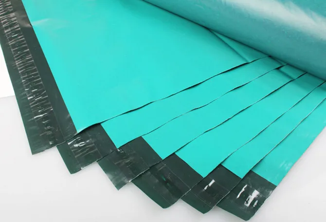 32*45cm Green Poly Mailer Envelopes Shipping Bag Plastic Mailing Bags Polybag Poly mailer 100pcs/lot Free shipping