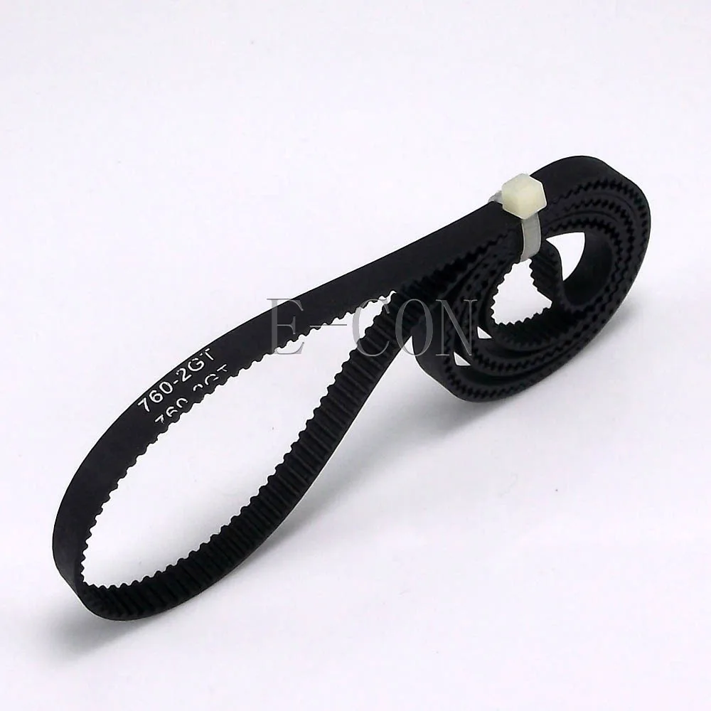 1pcs/lot 760-GT2 Loop Timing Belt Width 6mm GT2 Belt Rubber Fiberglass Inner Length 760mm 380 Teeth for GT2 Timing Pulley