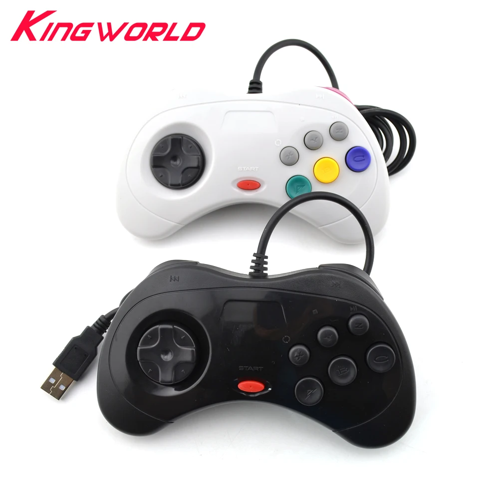 PC M-AC Non SOLO classic USB Wired game Controller Gamepad JoyPad Joystick Per S-ega per S-aturn stile