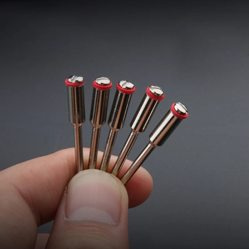 5 pçs/set 2.35mm 3mm 3.2mm haste para serra roda de disco, lâminas de corte de conexão haste disco de lixa roda universal