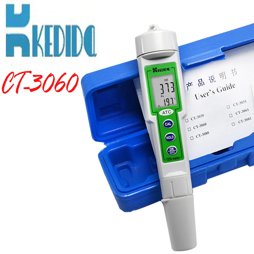 

profession waterproof digital TDS Meter water quality tester Pen type digital tds meter 0-1000ppm With temperature test