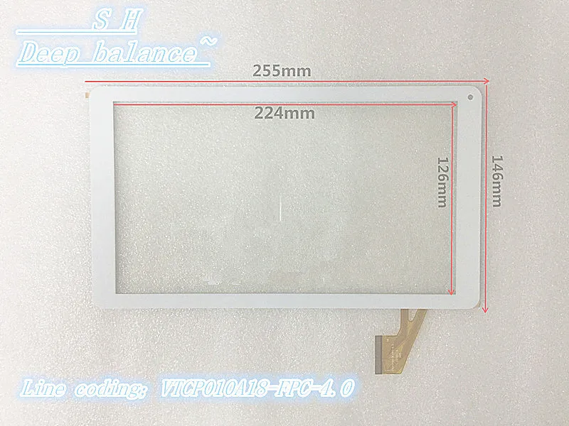 Brand new 10.1 inch original digital glass tablet handwritten capacitance touch screen code VTCP010A18-FPC-4.0