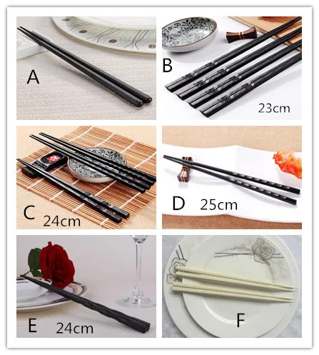 

100 pair High Quality Portable Sushi Chop Sticks Chinese Chopstick Learner Gifts Set Exquisite Non-Slip Kitchen Accessorie