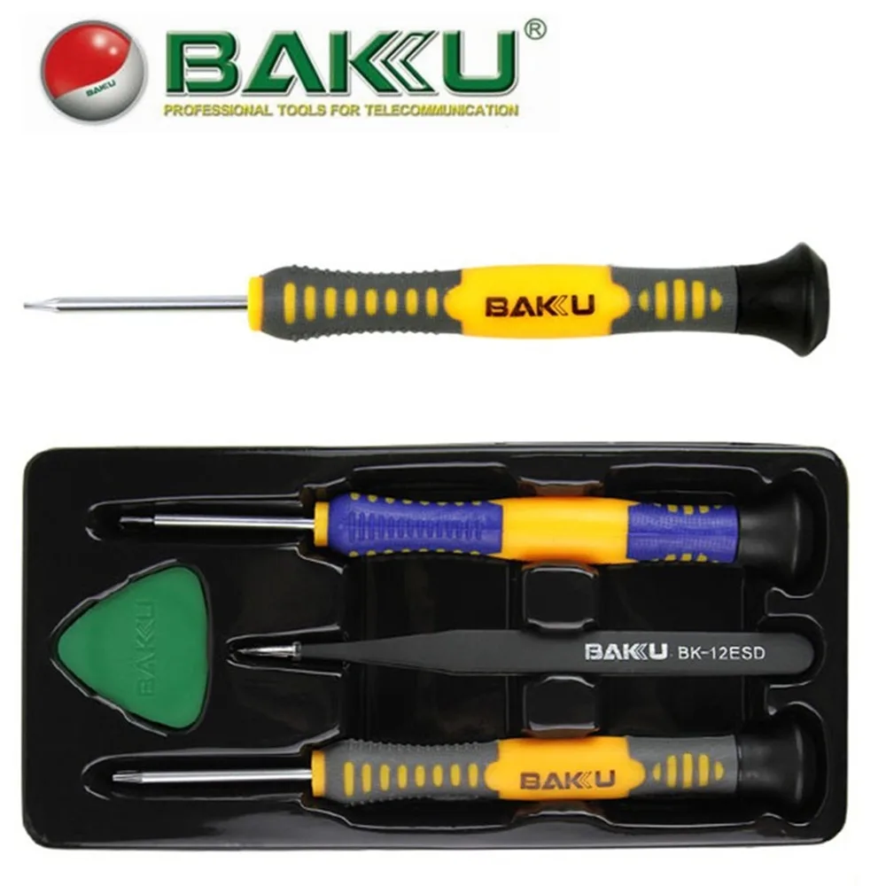 Professional Opening tools / Repair tools/Hand tool set. Screwdriver Torx T2 T3 T4 , Tweezer and Triangle Picker.BAKU BK-7290.