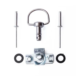 Motorcycle Quick Release D-RING 1/4 Turn Race Fairing Fasteners Rivet 17mm 14mm  for DUCATI Scrambler for BMW 2017 2018