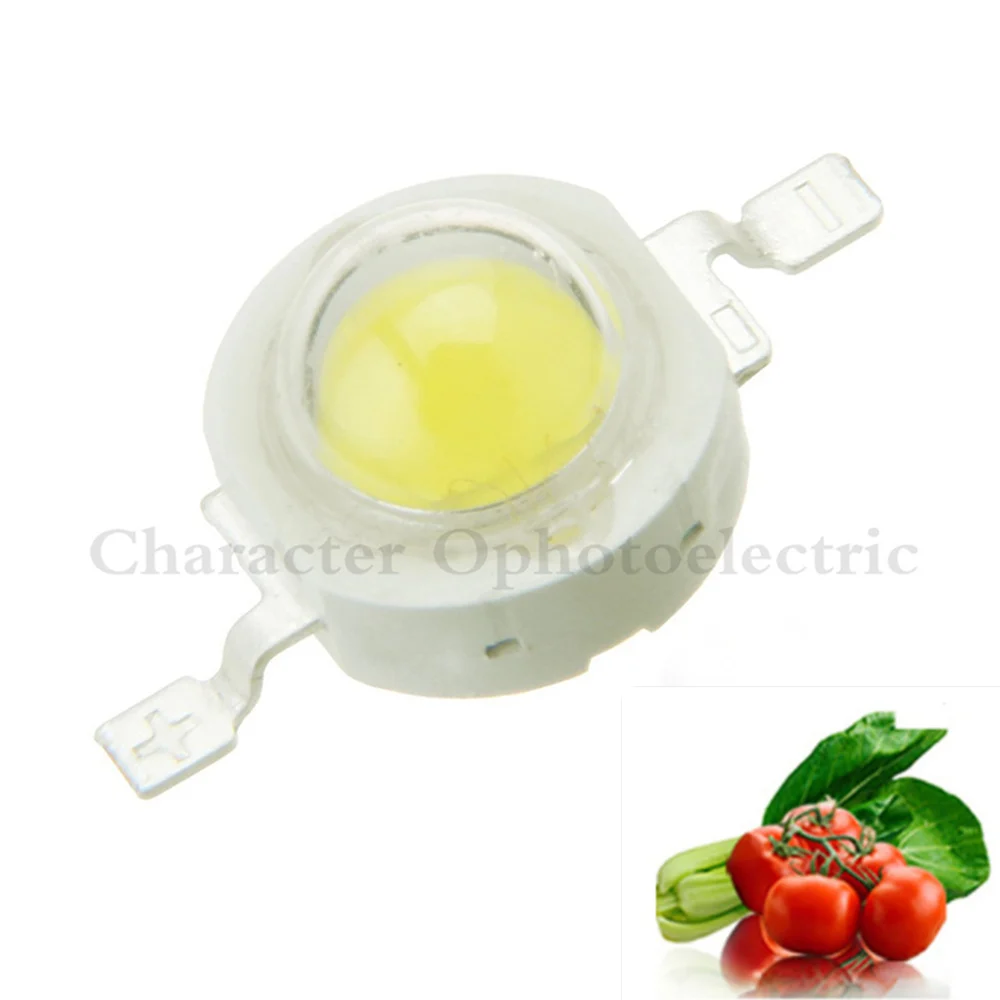 3W 10W 20W 30W 50W 100W White Full Spectrum 385~730nm 1800LM- 9000LM 9-12V SMD LED Part For Plant Grow Light