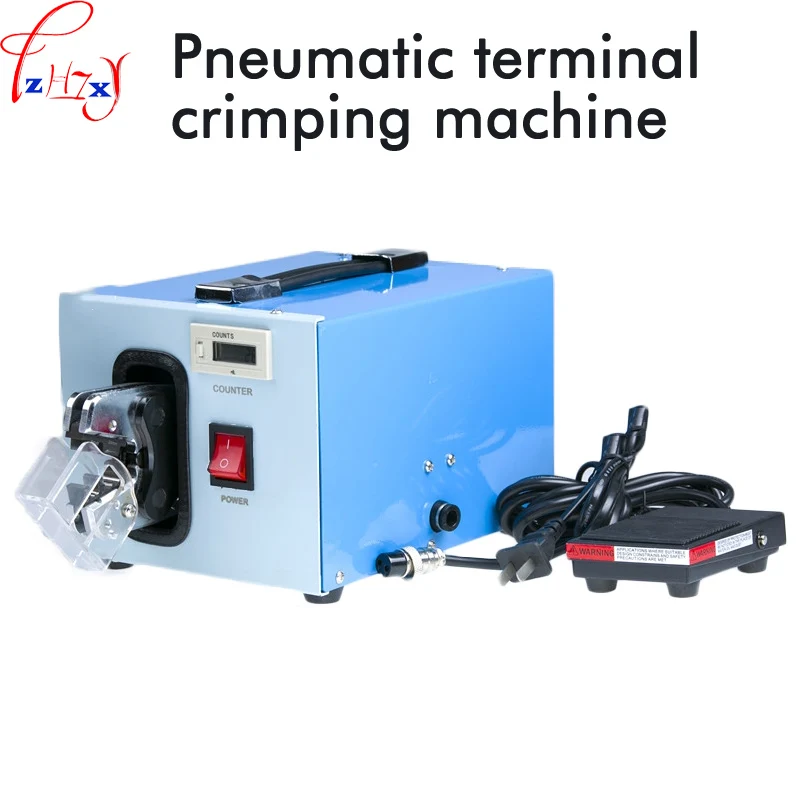 Máquina pneumática de friso de terminal AM-201 máquina de prensa terminal com contador de display digital 220V 6W