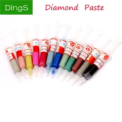 1pc W0.5-w40 Diamond Polishing Paste Needle Tube Grinding Lapping Abrasive Grit 320~10000 for Polishing Metal and Jewelry