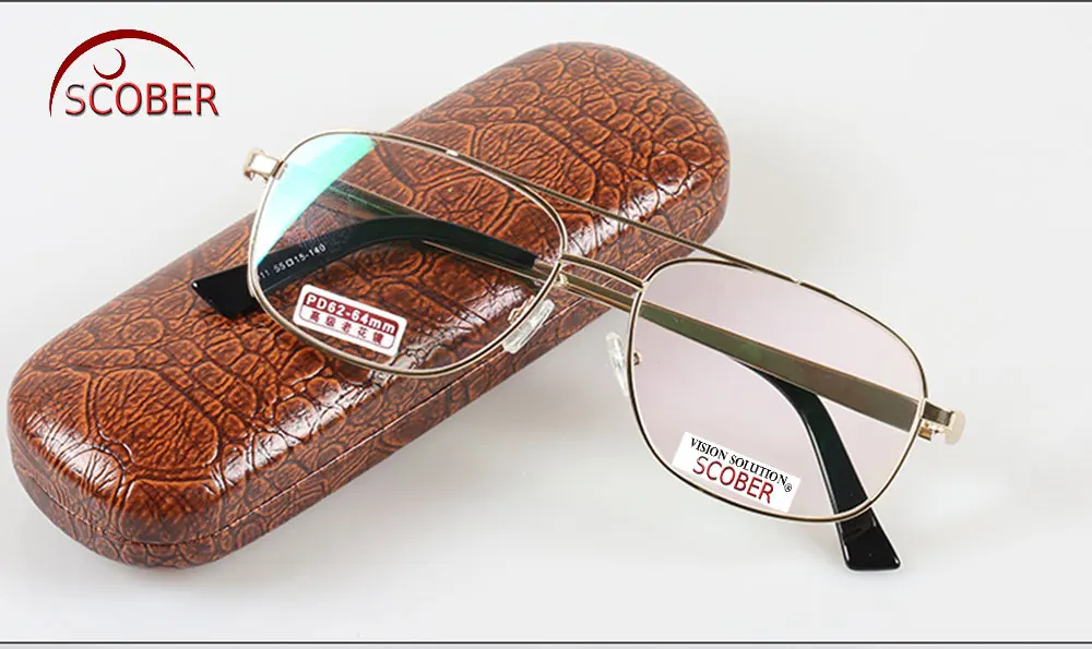 Full-Rim Fashion  Double-Bridge Anti-Fatigue Super Light Gold Frame Men Women Reading Glasses +0.5 +0.75 +1 To +6