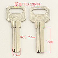 Best quality B074 House Home Door Key blanks Locksmith Supplies Blank Keys 15 pieces/lot