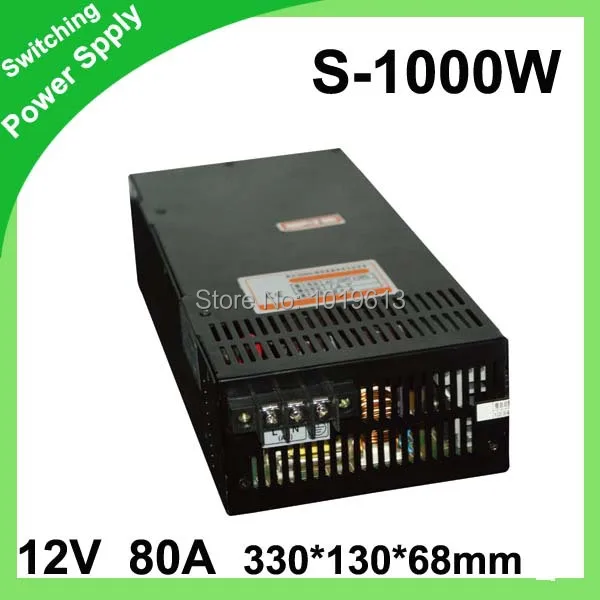 1000W 12V 80A Small Volume Single Output Switching power supply for LED Strip light