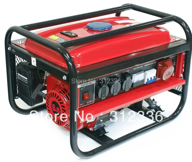 Sea shipping portable generator 3500-3 2.5kw 168 GX240 Recoil starting OHV 6.5hp  three phase 380V  220V