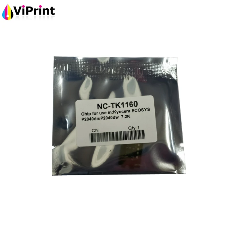 TK1160 Toner Cartridge Chip TK-1160 For Kyocera ECOSYS P2040dn P2040dw P2040 2040dw 2040dn Toner Reset Black EUR Version Chips