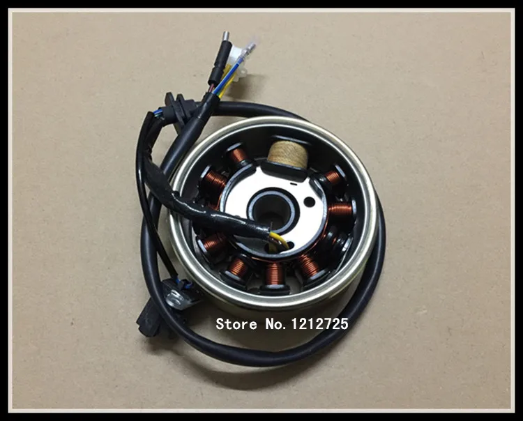 Magneto stojan 11 polaków cewki GY6 motocykl skuter motorower 125cc 150cc Magneto wirnika uzwojenie stojana DC