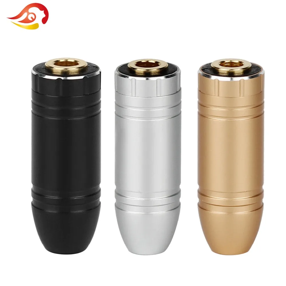 QYFANG 3pcs 3.5mm Female Balance Plug Audio Jack 4 Pole Stereo Earphone Solder Wire Connector HiFi Headphone Splice Adapter