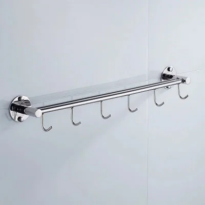 Free Punching 304 Stainless Steel Knife Holder Kitchen Rack Kitchen Supplies Hook Kitchen Storage Shelf Wall Hanging