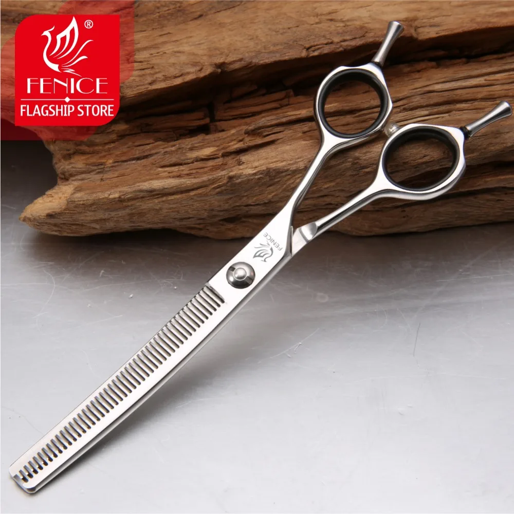 Fenice 6.5inch Professional Dog Grooming Scissors Curved Thinner Scissor Dogs Groomer Tools Shears JP440C