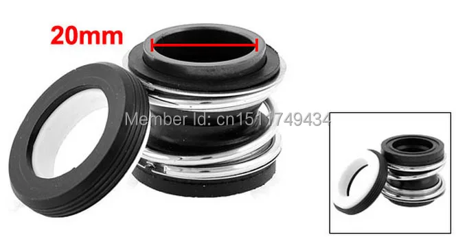 

MB2-20 Ceramic Ring Rubber Bellows 20mm Inner Dia Pump Mechanical Seal