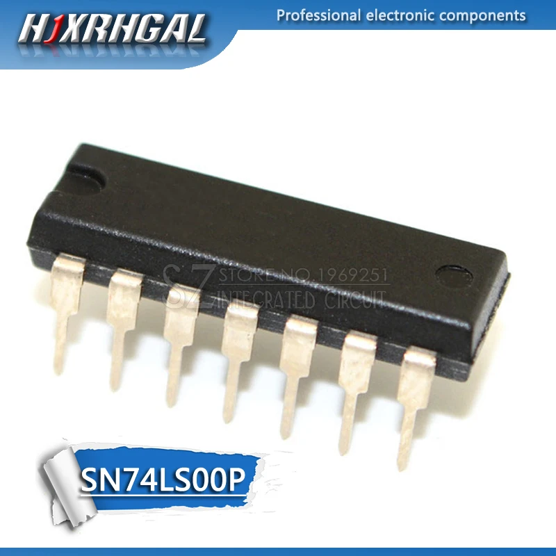 

10 шт. 74LS00P DIP14 74LS00 DIP SN74LS00N 74LS00 SN74LS00 DIP-14, новые и оригинальные IC HJXRHGAL