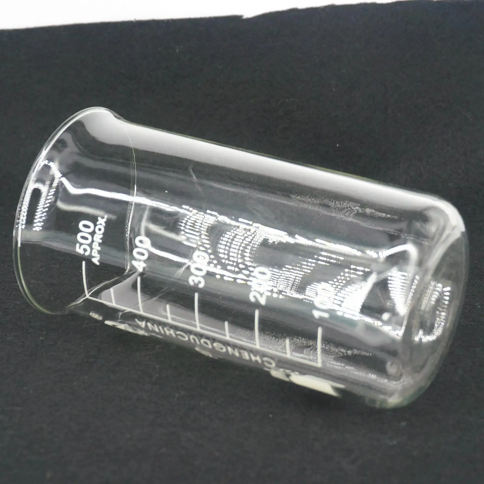 500ml Tall Form Beaker Chemistry Laboratory Borosilicate Glass Transparent Beaker Thickened with spout