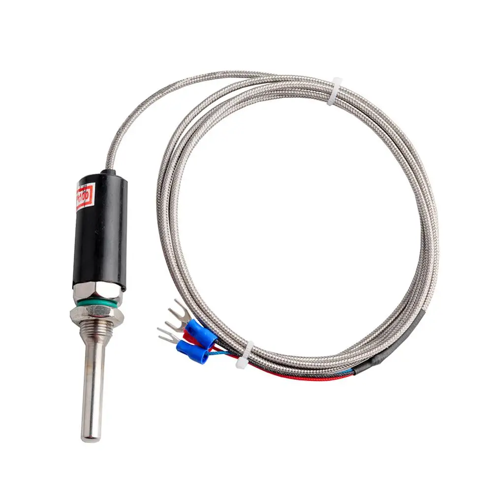 WZP-187 Stainless Waterproof Temperature Sensor Probe PT100 Thermocouple /50mm*1.5 Meter FZ1273A