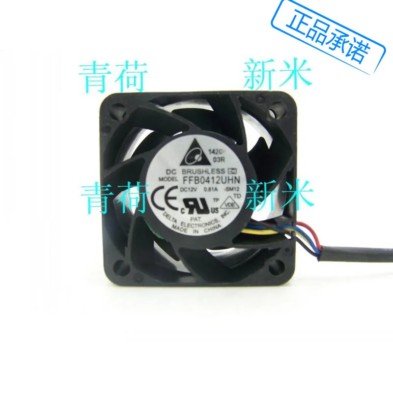 

USED DELTA FFB0412UHN high air volume 4028 4CM 12V 0.81A cooling fan