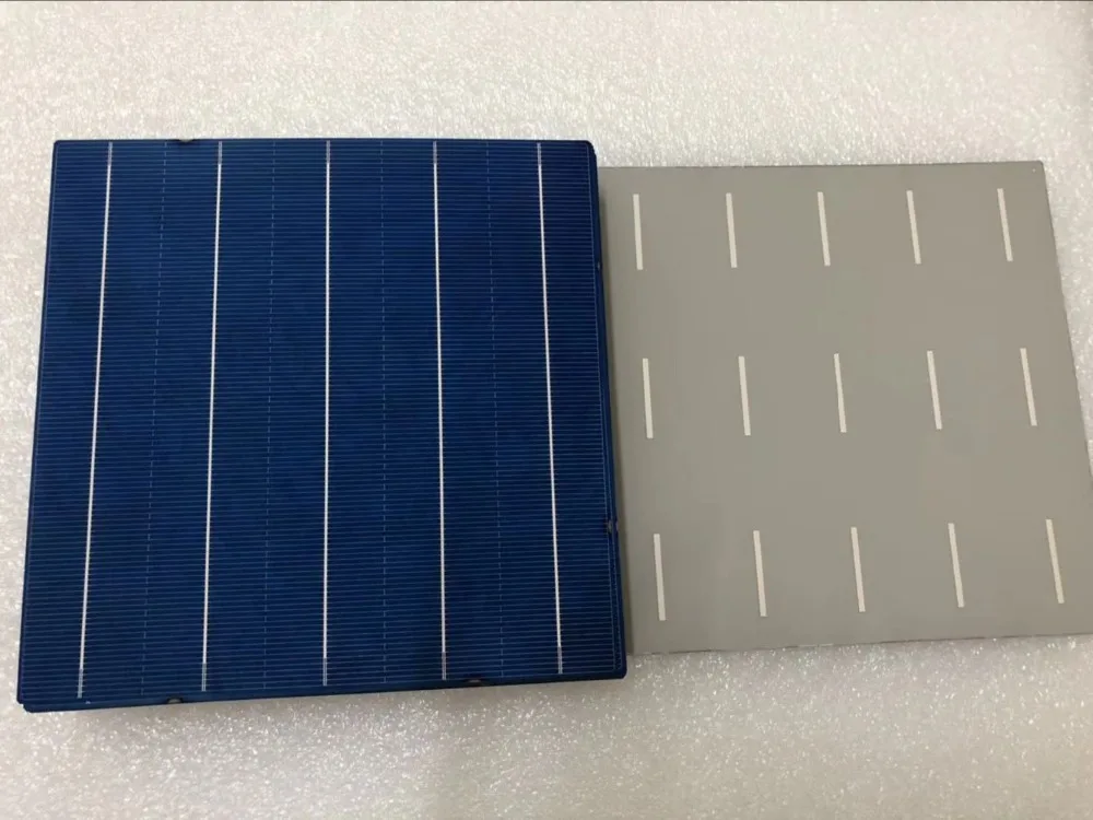 

40 Pcs 4.52W 18.6% Efficiency Polycrystalline Silicon Solar Cell 156MMx156MM For Sale