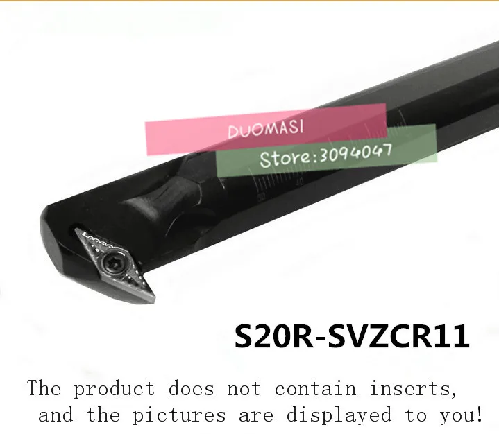 

S20R-SVZCR11 20 мм Внутренний токарный инструмент Заводские розетки, пенка, Расточная планка, инструменты с ЧПУ, токарные станки
