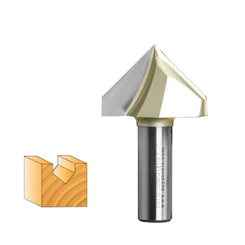 fresas para router Straight V Type Slotting Cutter Arden Router Bit - 1/4*5/16 - 1/4\