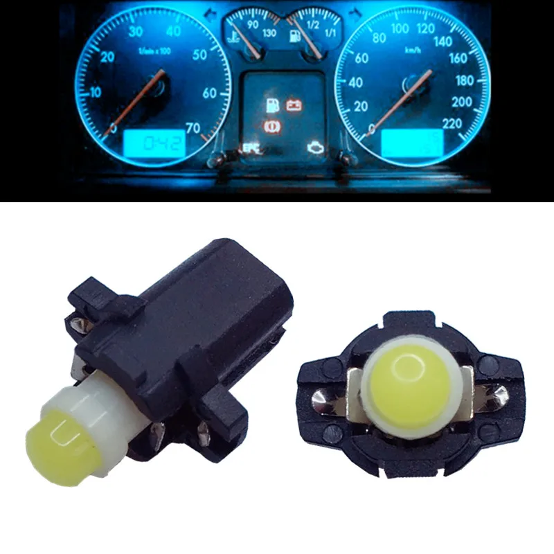 

10pcs led B8.3 B8.3D COB smd 1 led Auto Wedge led Dashboard Indicator Instrument Light 12V white red blue yellow green